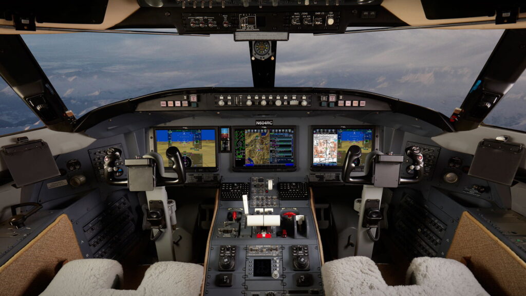 Collins Aerospace Pro Line Fusion Avionics Cockpit for Bombardier