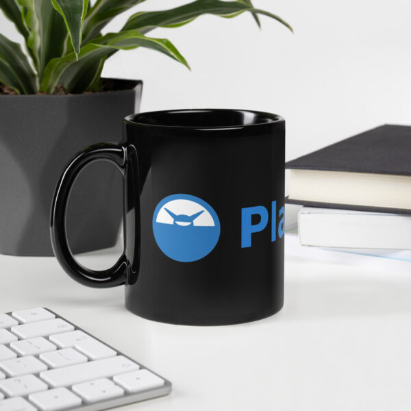 PlanePost Black Aviation Mug - Image 2