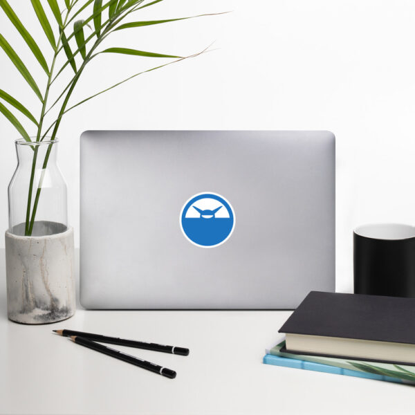 PlanePost Blue Horizon Aviation Vinyl Sticker - Image 3