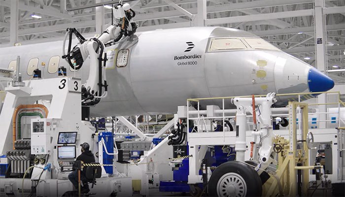 Bombardier Global 8000 in Final Assembly and Progressing on Schedule