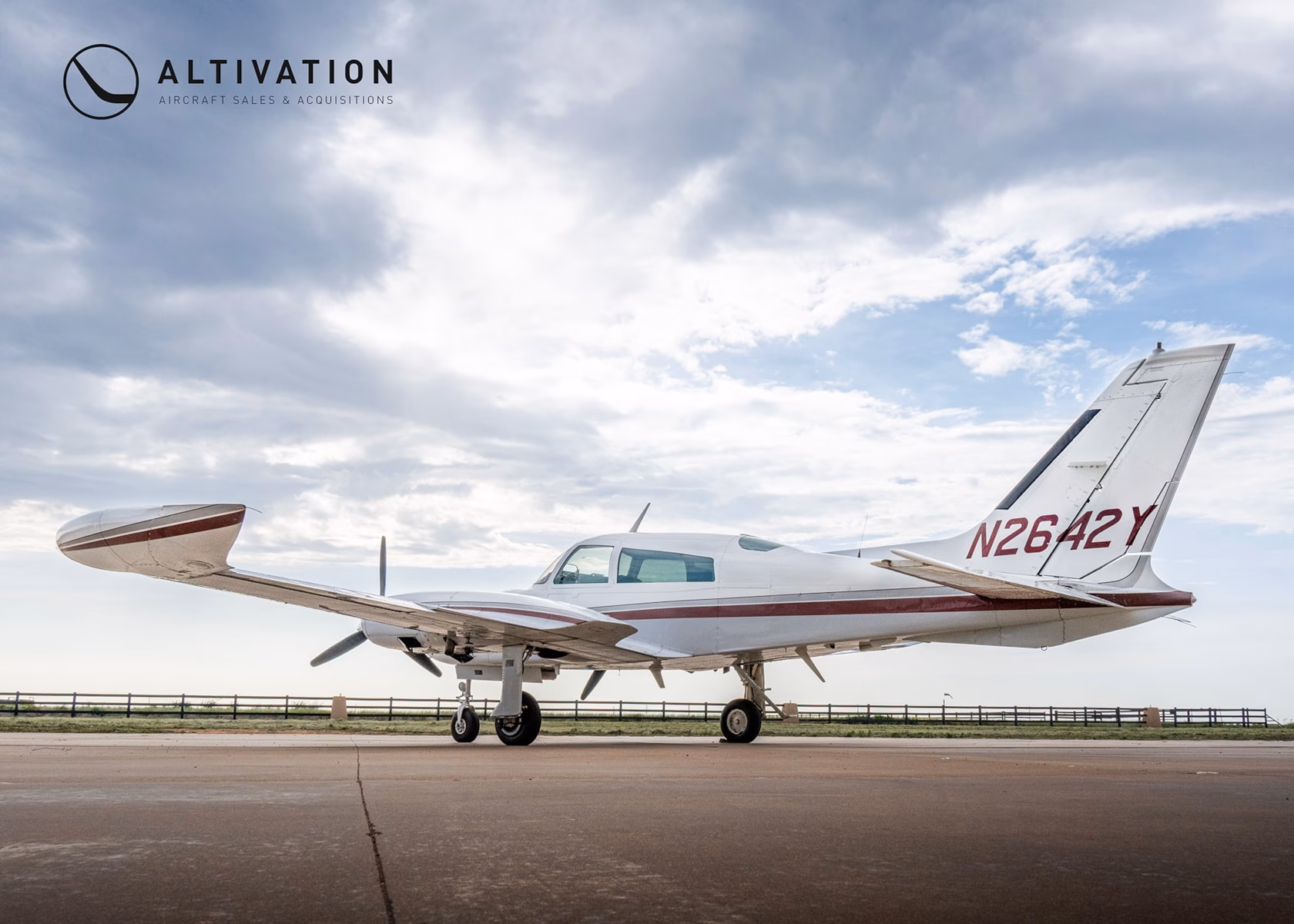 1979 Cessna T310R N2642Y rear left exterior view on ramp