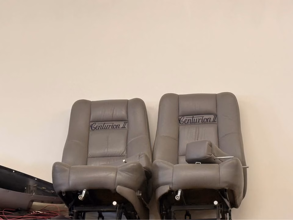1979 Cessna 210N Centurion II cabin seats removed from aircraft