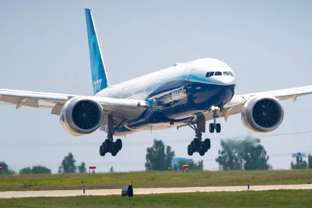 First Production Boeing 777-9 Takes Flight