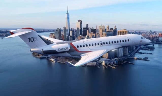 Dassault Falcon 10X Completes Successful Maiden Flight