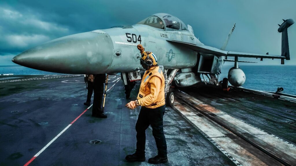 US Navy Investigates EA-18G Recovery Mishap Aboard USS Eisenhower