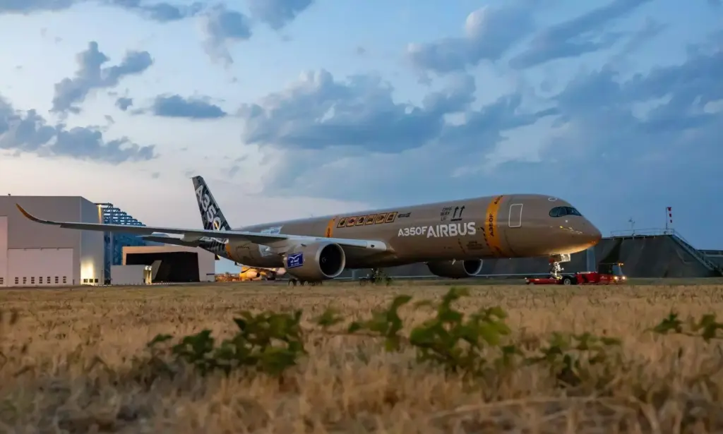Airbus A350F Completes Maiden Flight