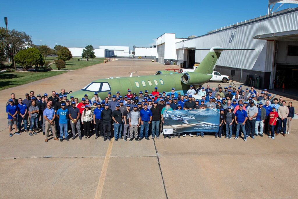 Textron Aviation Debuts First Production Citation CJ4 Gen3
